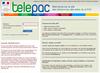 Telepac, page accueil du site web