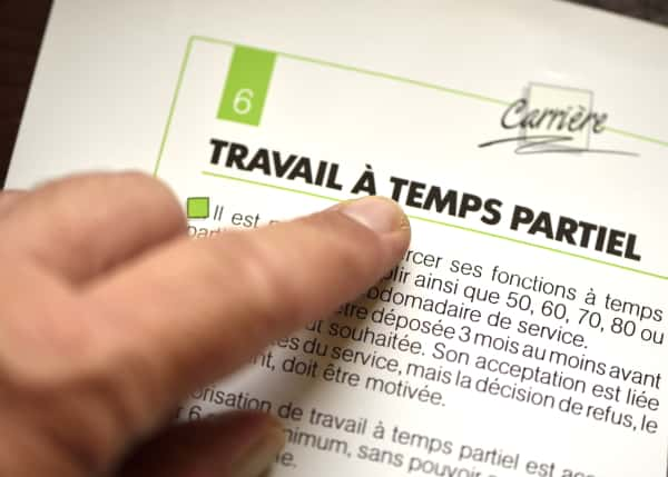 travail au temps partiel