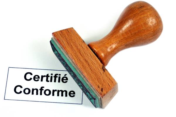 Tampon certifié conforme


