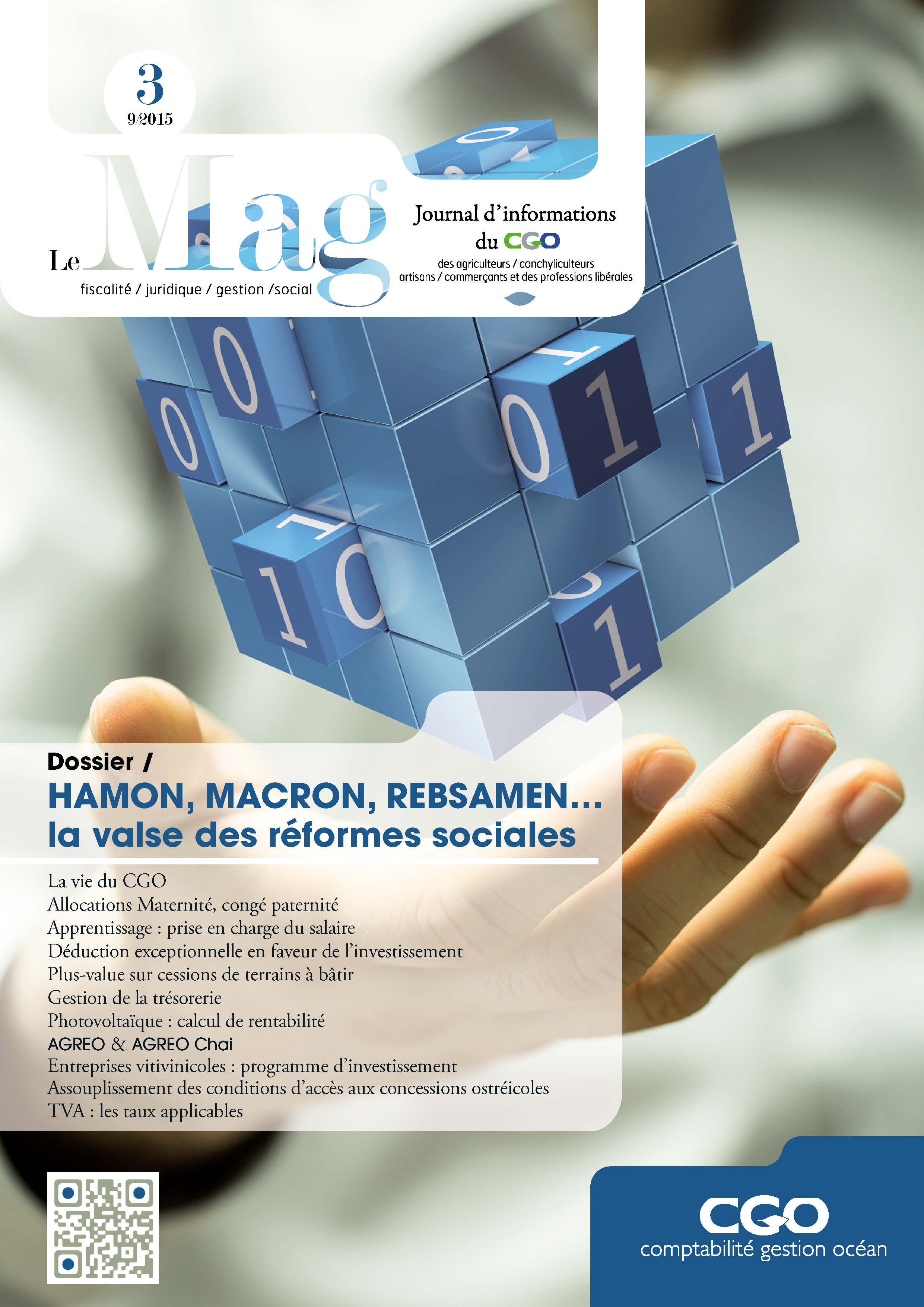 Couverture du MAG du CGO numéro 03 Couverture du MAG du CGO numéro 03