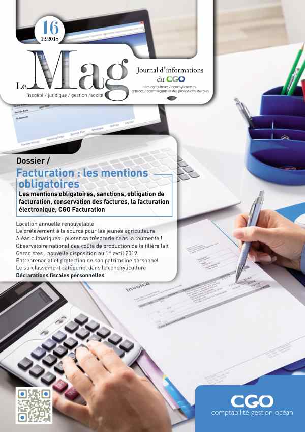 Couverture MAG 16 du CGO
Couverture MAG 16 du CGO