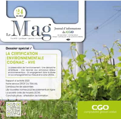 Couverture MAG CGO numéro 24 de juin 2021