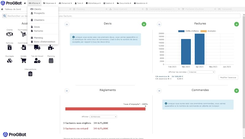 ProGbat interface