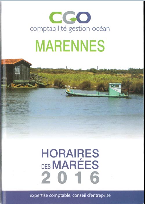 AnnuaireMareesMarennes2016 AnnuaireMareesMarennes2016